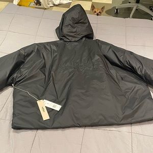 Adidas x fear of god essentials puffer jacket black size large. Unused